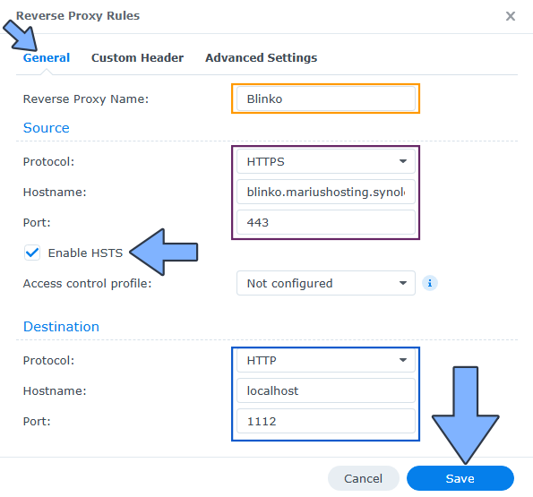 Blinko Synology NAS Set up 3