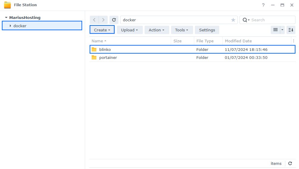 Blinko Synology NAS Set up 6