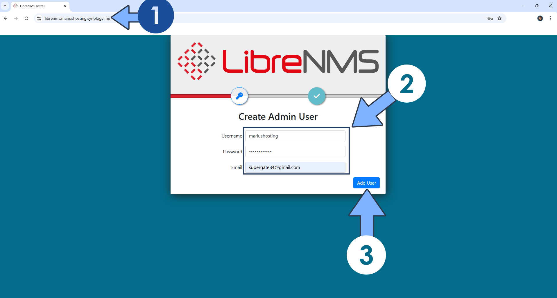 LibreNMS Synology NAS Set up 11