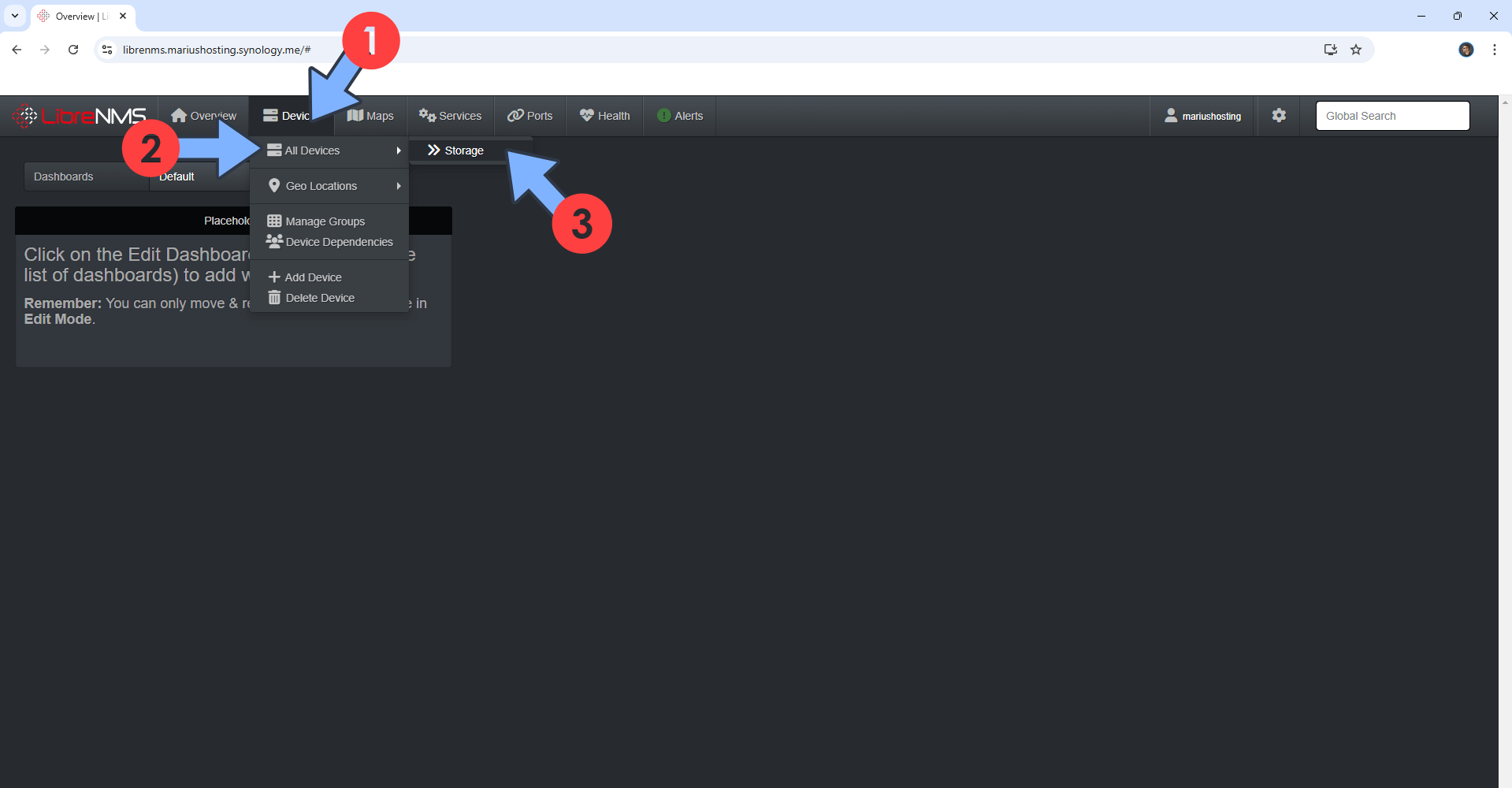 LibreNMS Synology SNMP 4