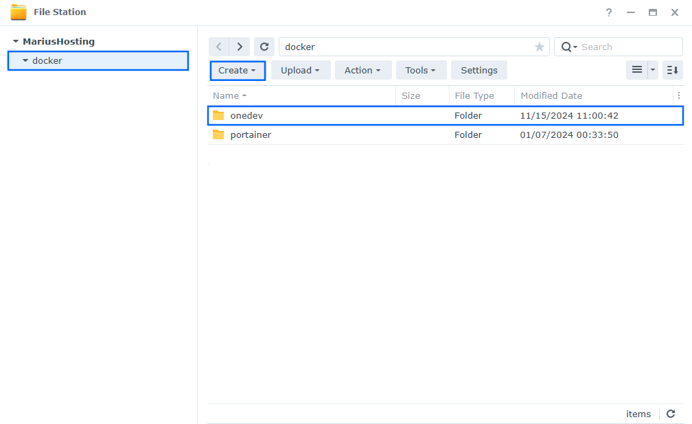 OneDev Synology NAS Set up 6