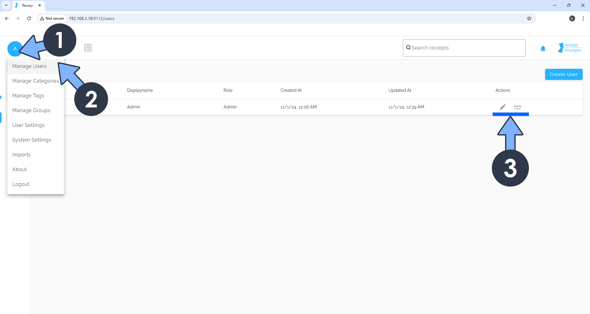 Receipt Wrangler Synology NAS Set up 7