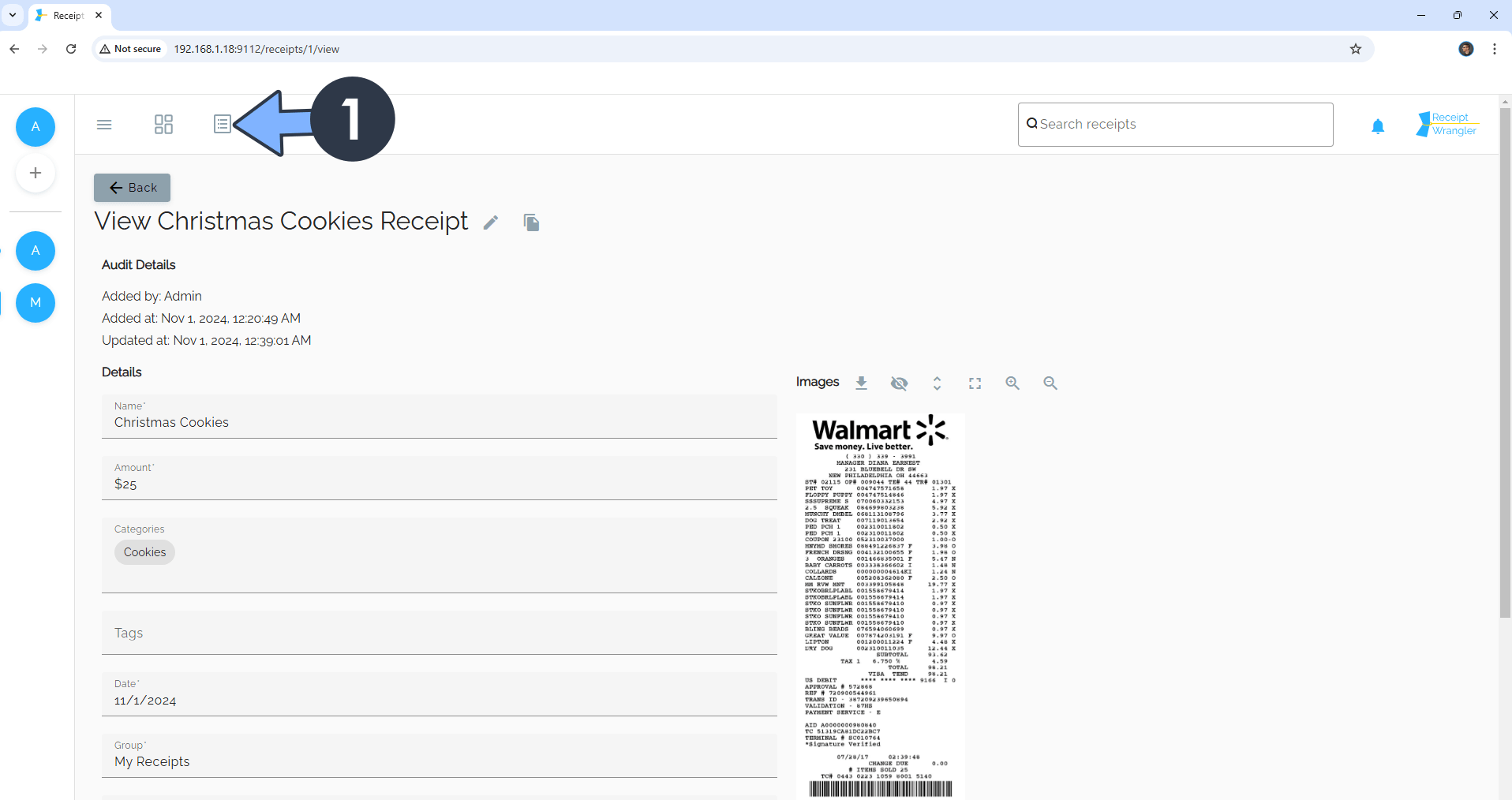 Receipt Wrangler Synology NAS Set up 8