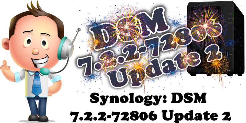 Synology DSM 7.2.2-72806 Update 2