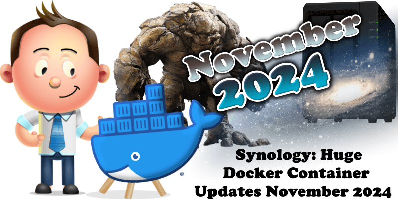 Synology Huge Docker Container Updates November 2024