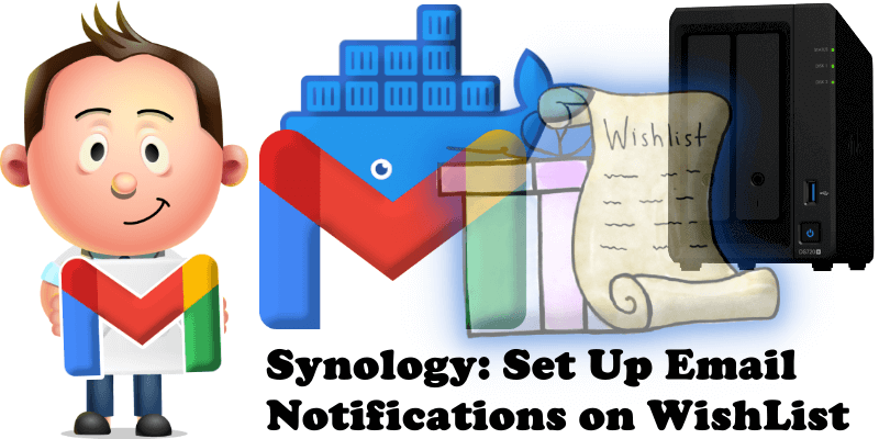 Synology Set Up Email Notifications on WishList