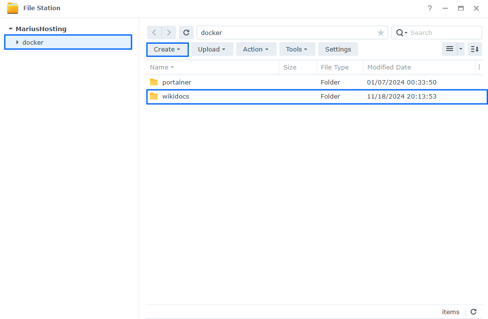 WikiDocs Synology NAS Set up 1