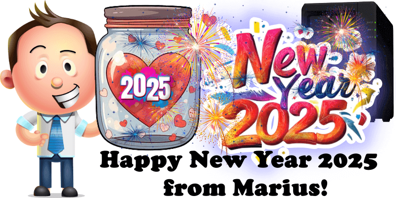 Happy New Year 2025 from Marius!