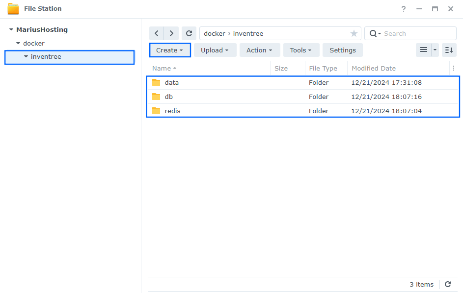 InvenTree Synology NAS Set up 7