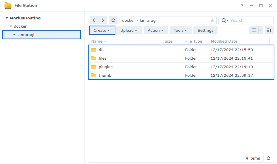 LANraragi Synology NAS Set up 2