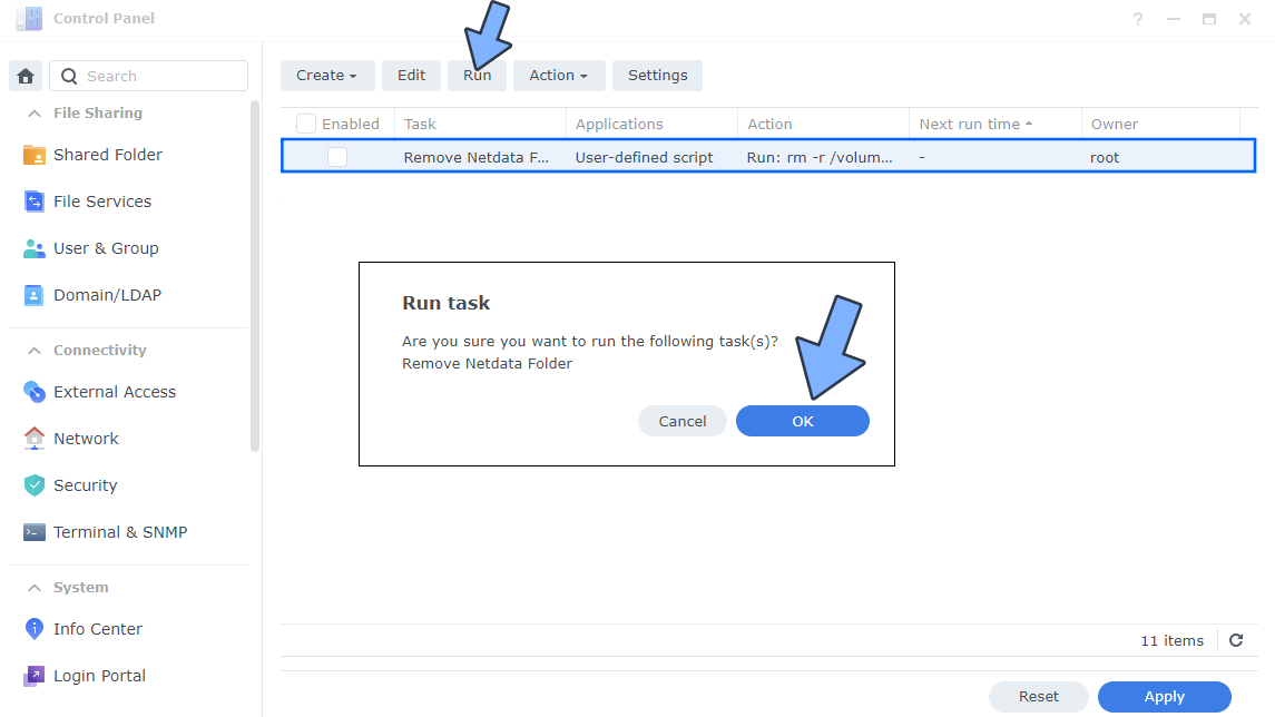 Netdata Synology NAS Portainer Set up 12