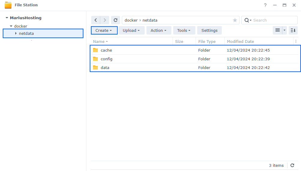 Netdata Synology NAS Portainer Set up 2