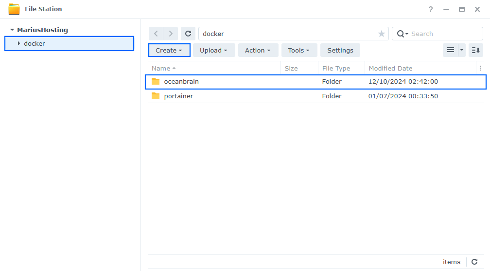 Ocean Brain Synology NAS Set up 1