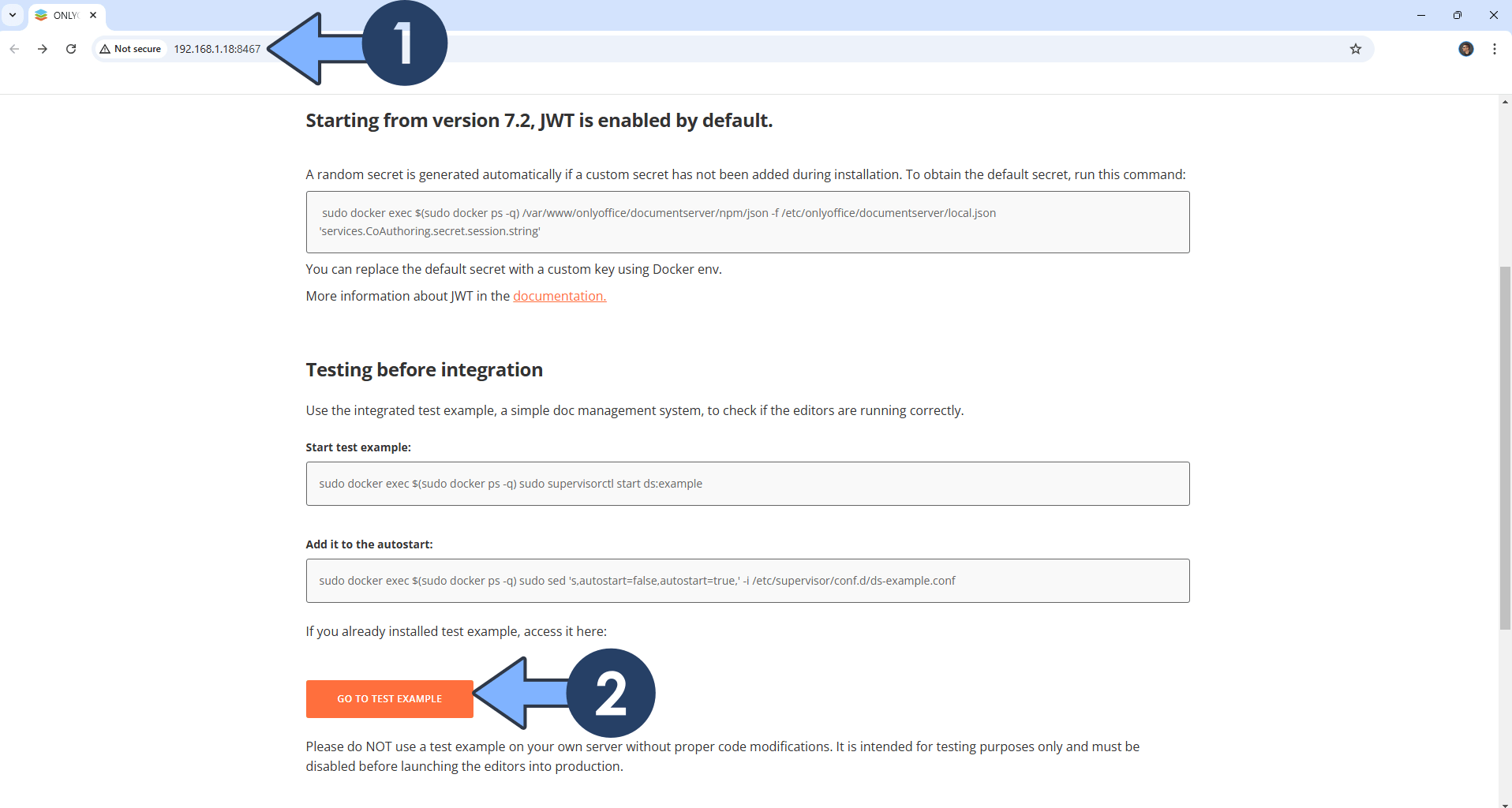 OnlyOffice Synology NAS Portainer Set up 9