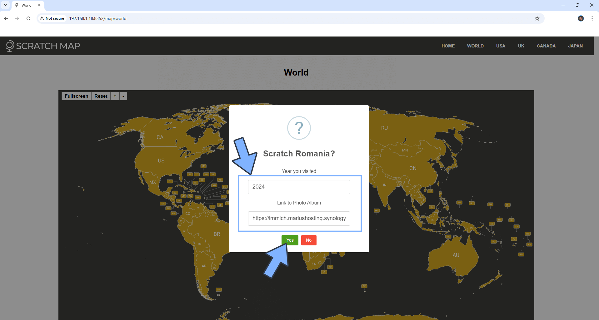 Scratch Map Synology NAS Set up 7