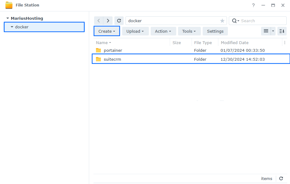 SuiteCRM Synology NAS Set up 5