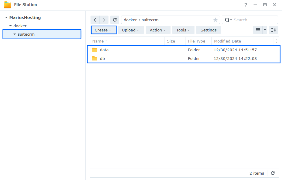 SuiteCRM Synology NAS Set up 6