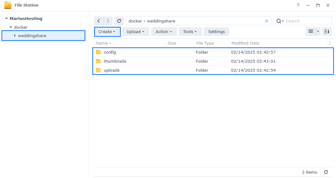 Wedding Share Synology NAS Set up 6 new 2025