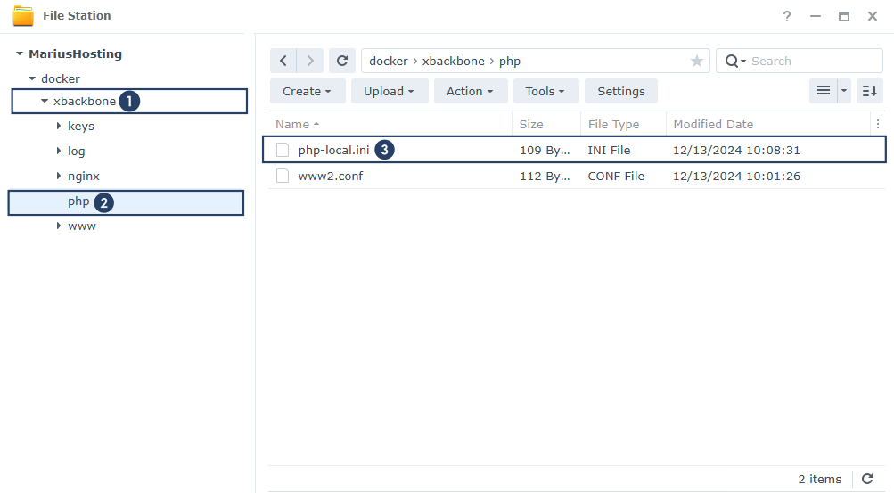 XbackBone Synology NAS Portainer Set up 13