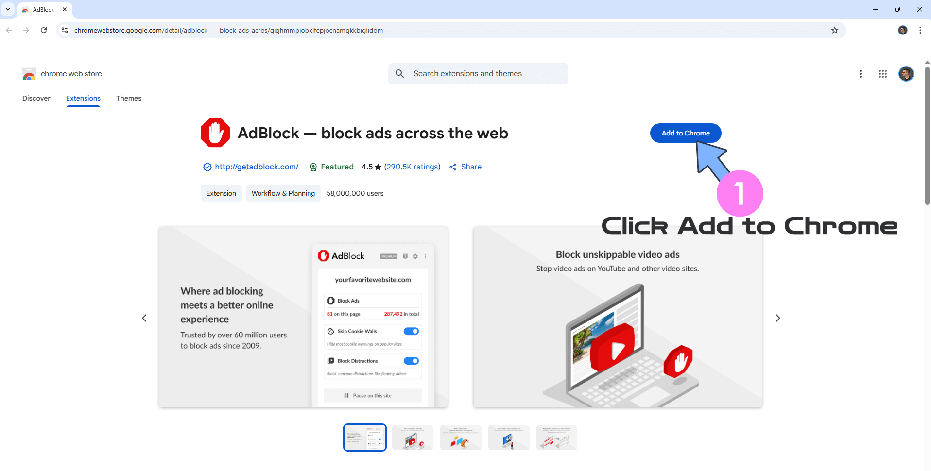 Adblock Portainer NAS 1