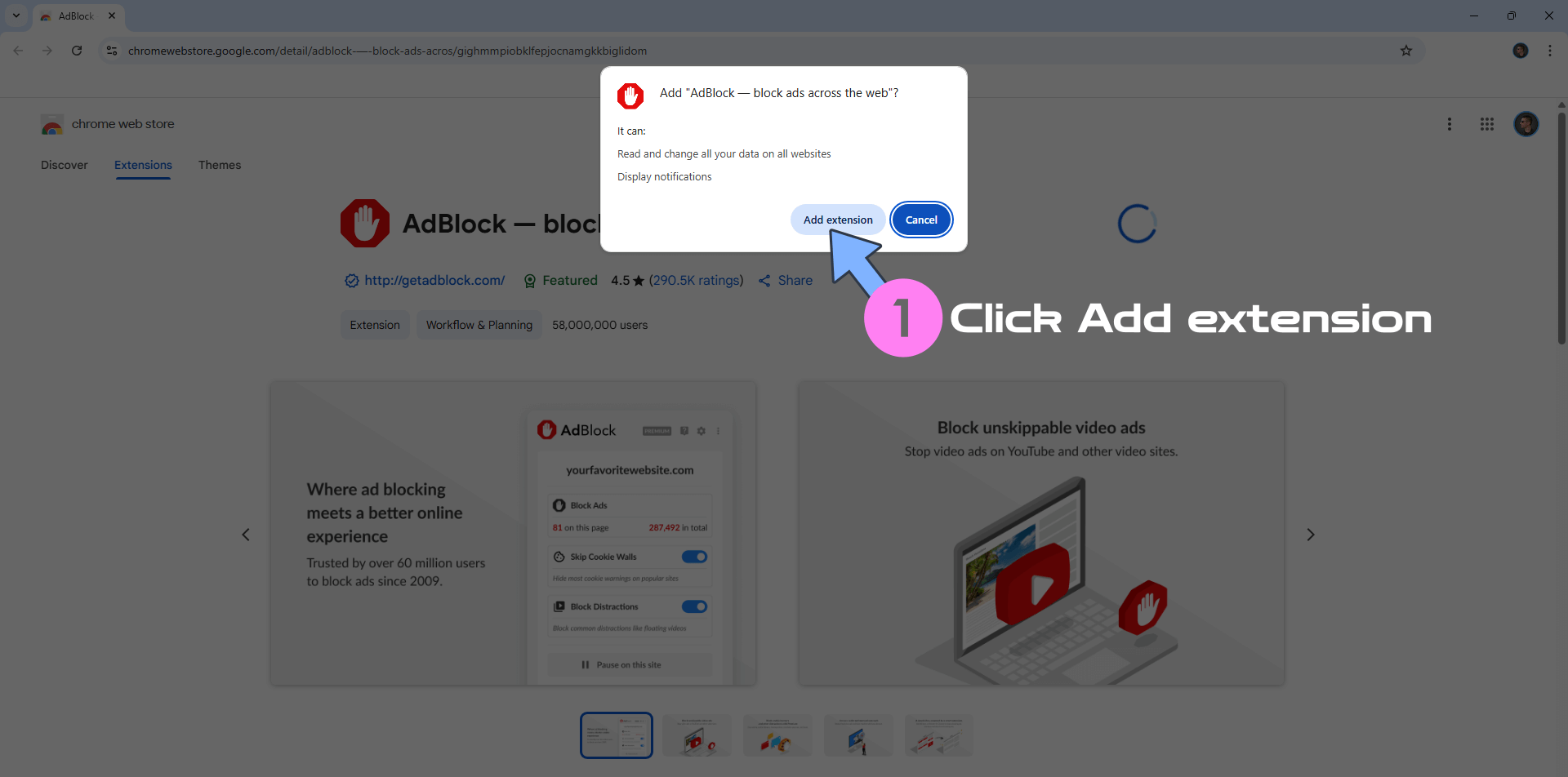 Adblock Portainer NAS 2