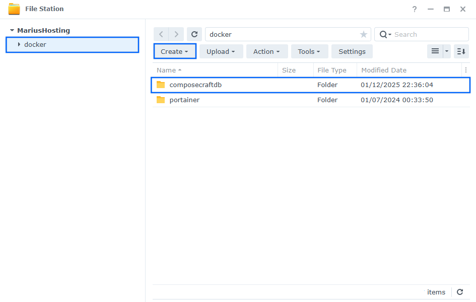 Compose Craft Synology NAS Set up 1