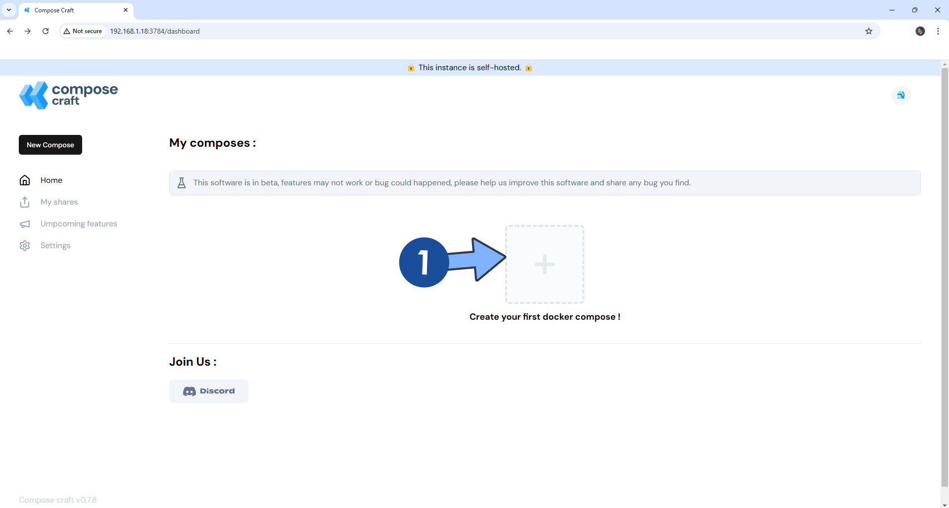 Compose Craft Synology NAS Set up 7