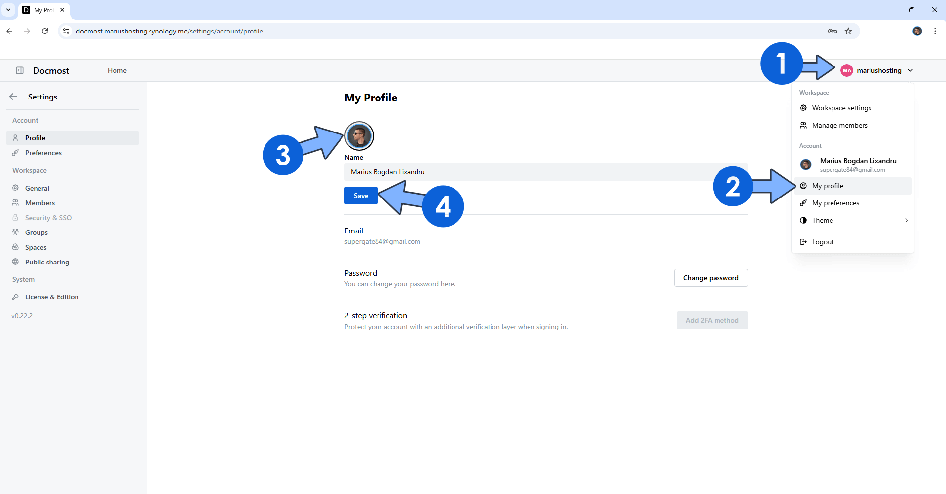 Docmost Synology NAS Set up 16 new 2027