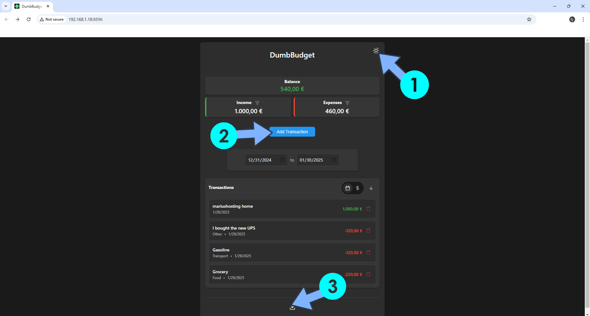 DumbBudget Synology NAS Set up 6