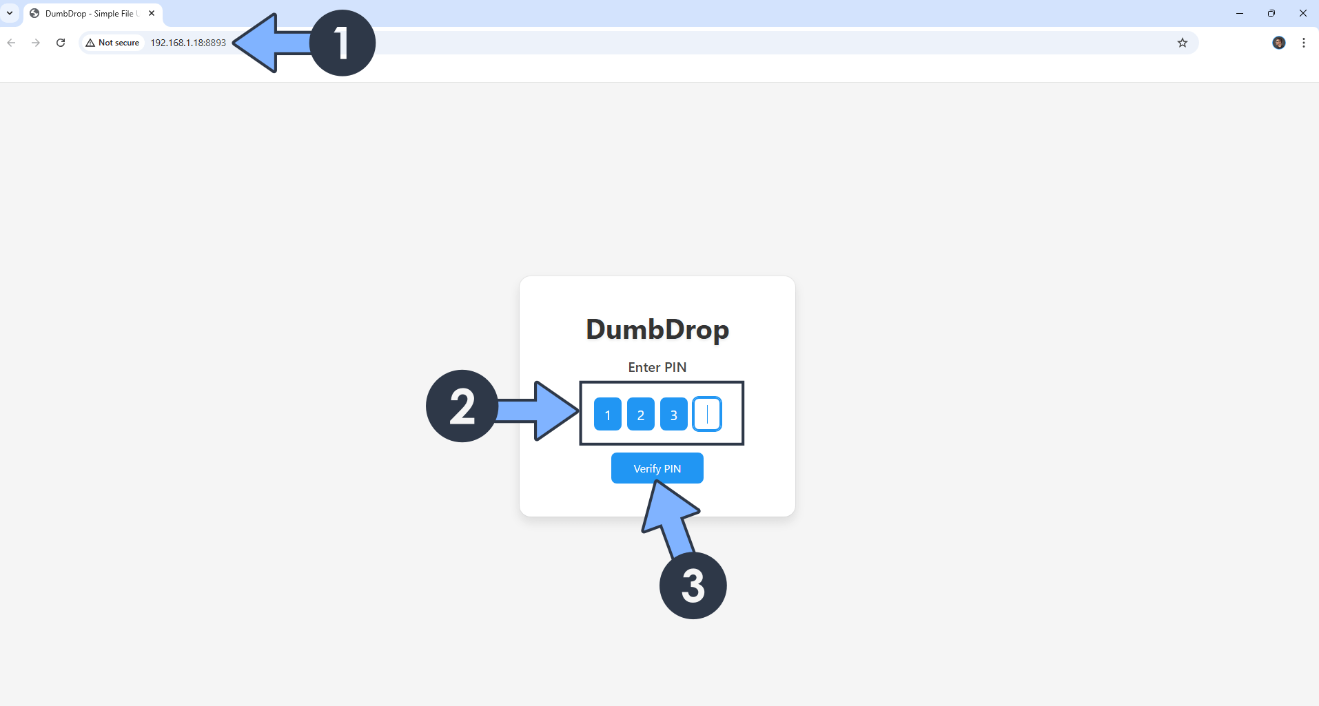 DumbDrop Synology NAS Set up 5