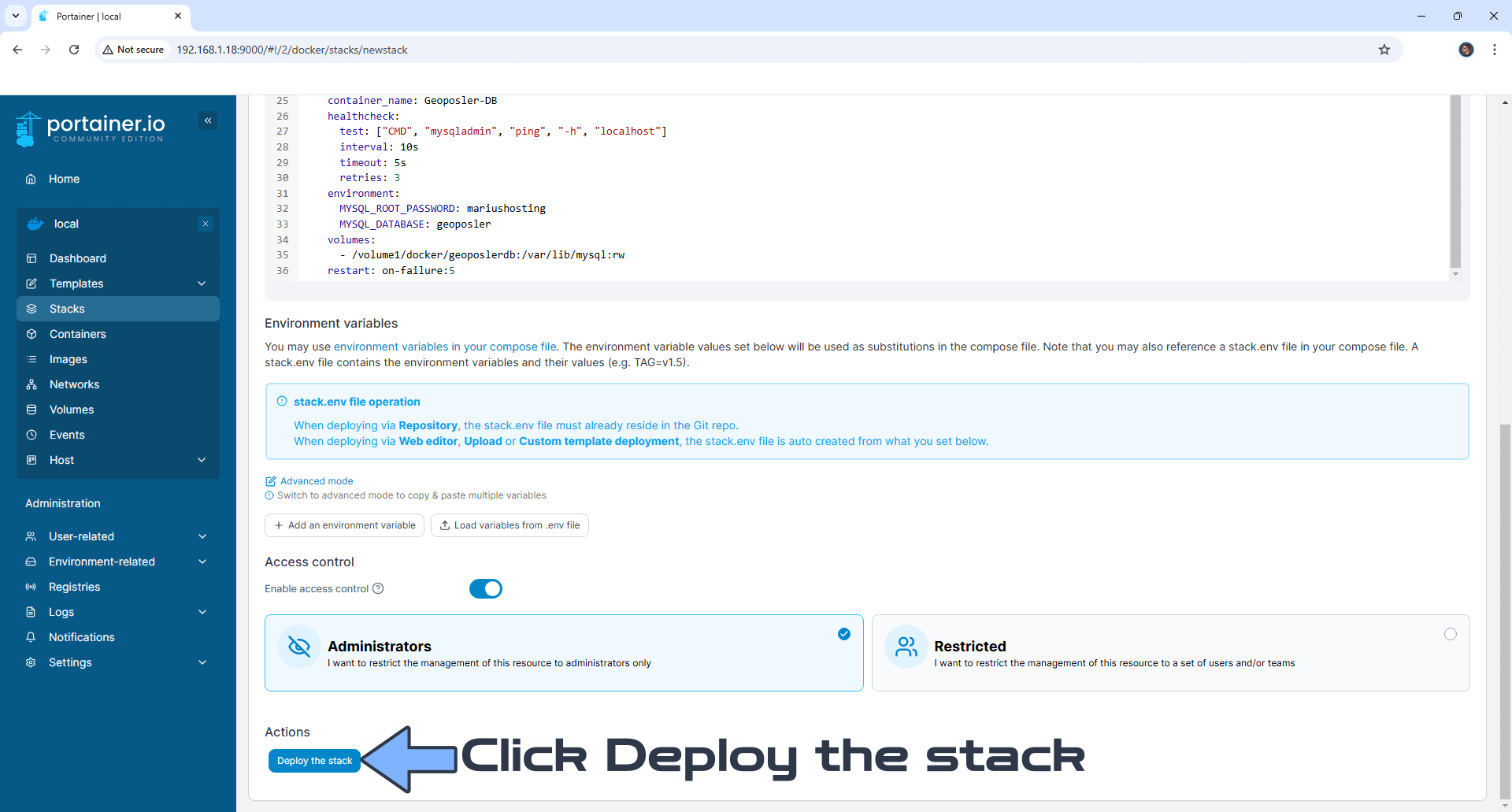 Geoposler Synology NAS Set up 3