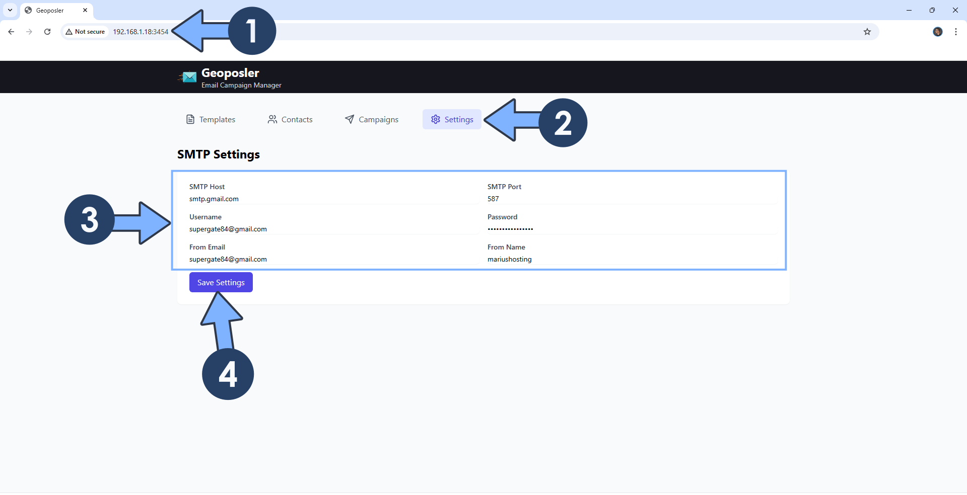 Geoposler Synology NAS Set up 5