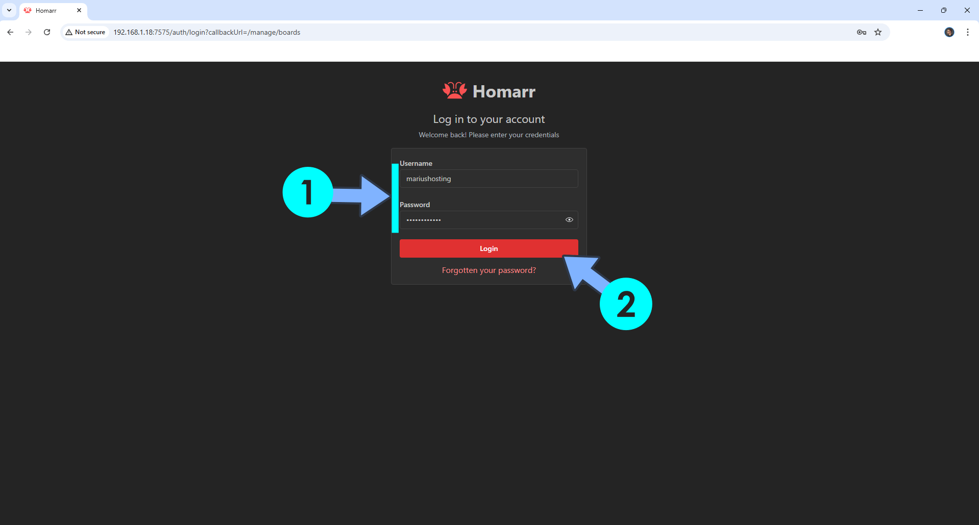 Homarr UGREEN NAS Set up 9