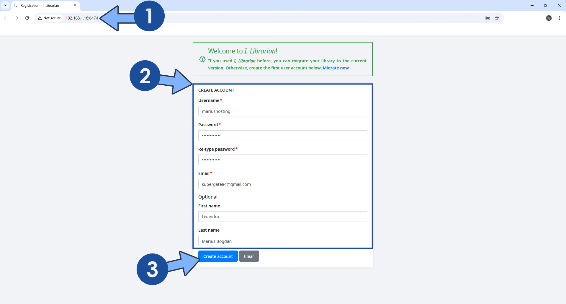 I-Librarian Synology NAS set up 10