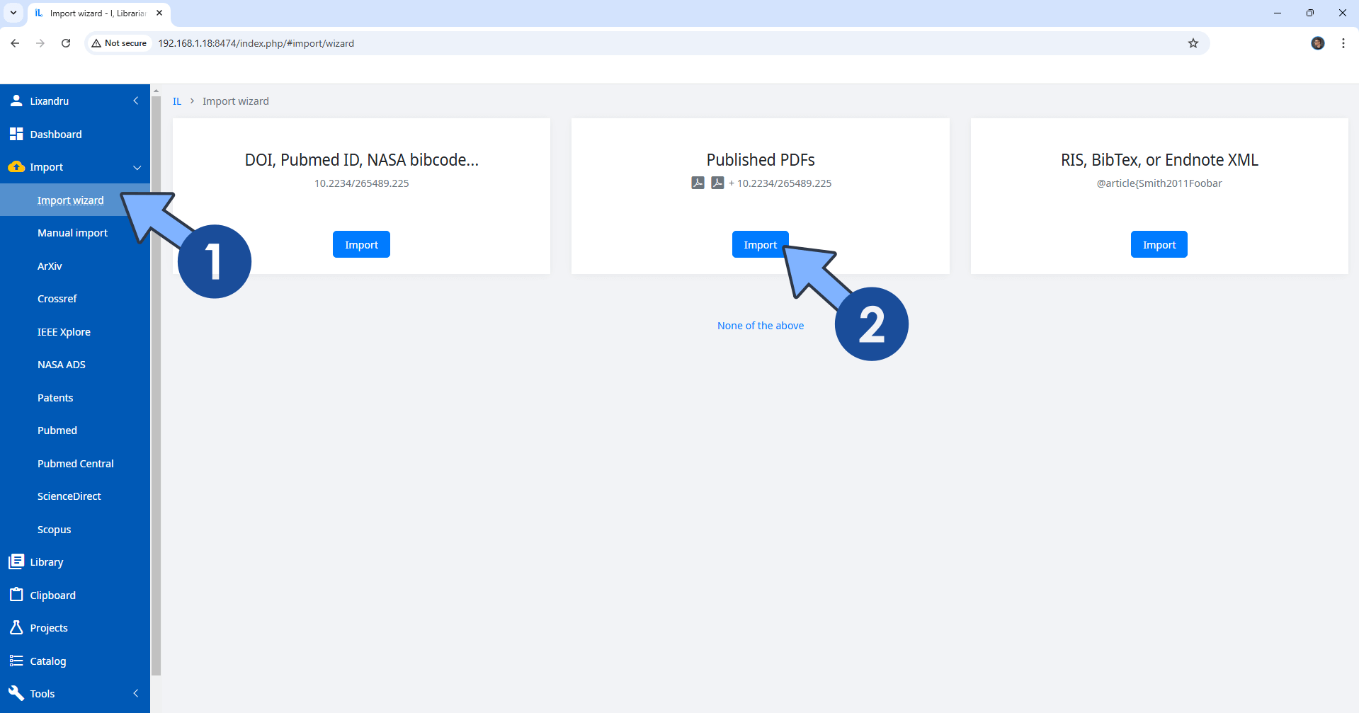 I-Librarian Synology NAS set up 11