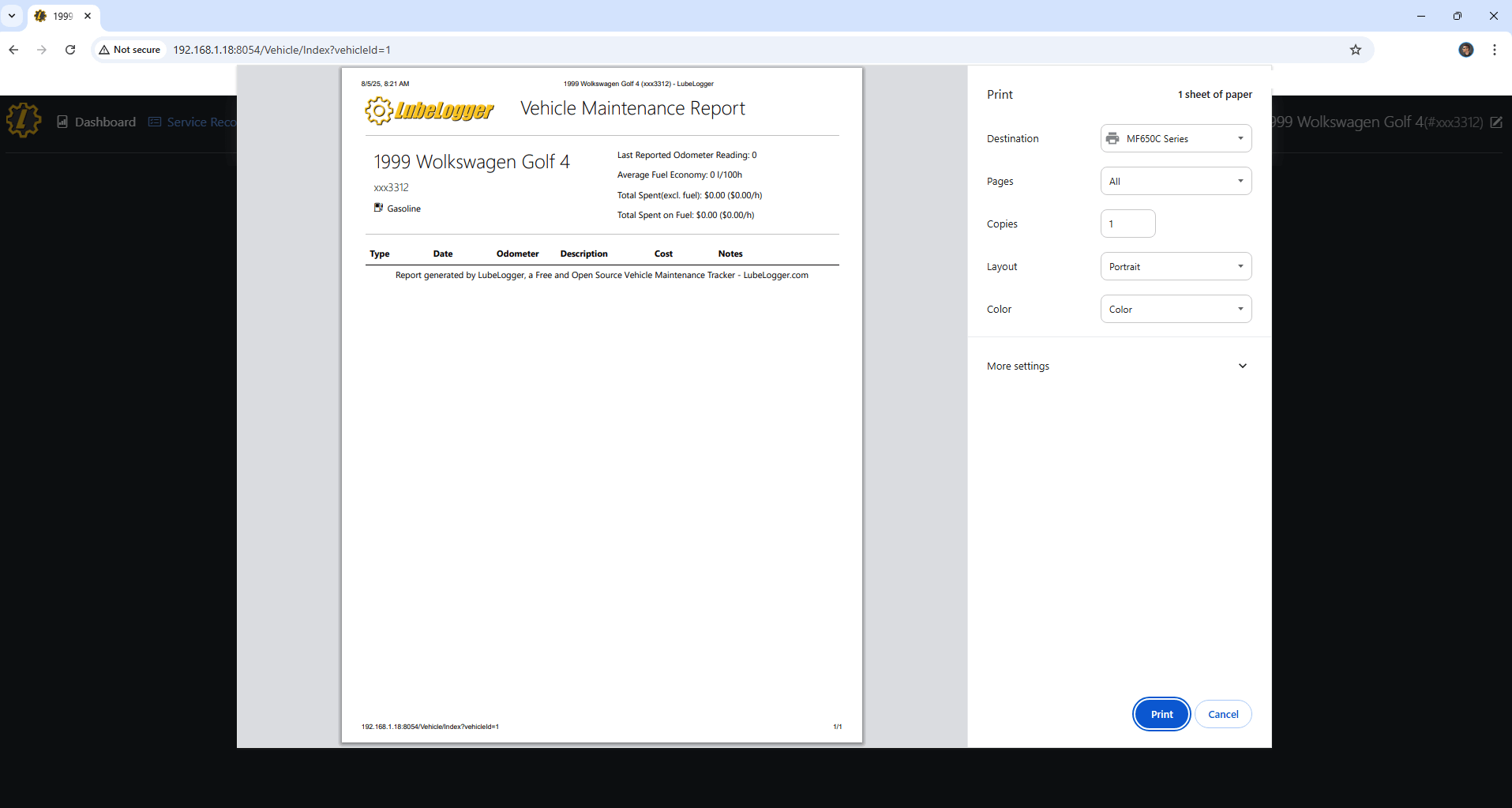 LubeLogger Synology NAS Set up 9 new 2026