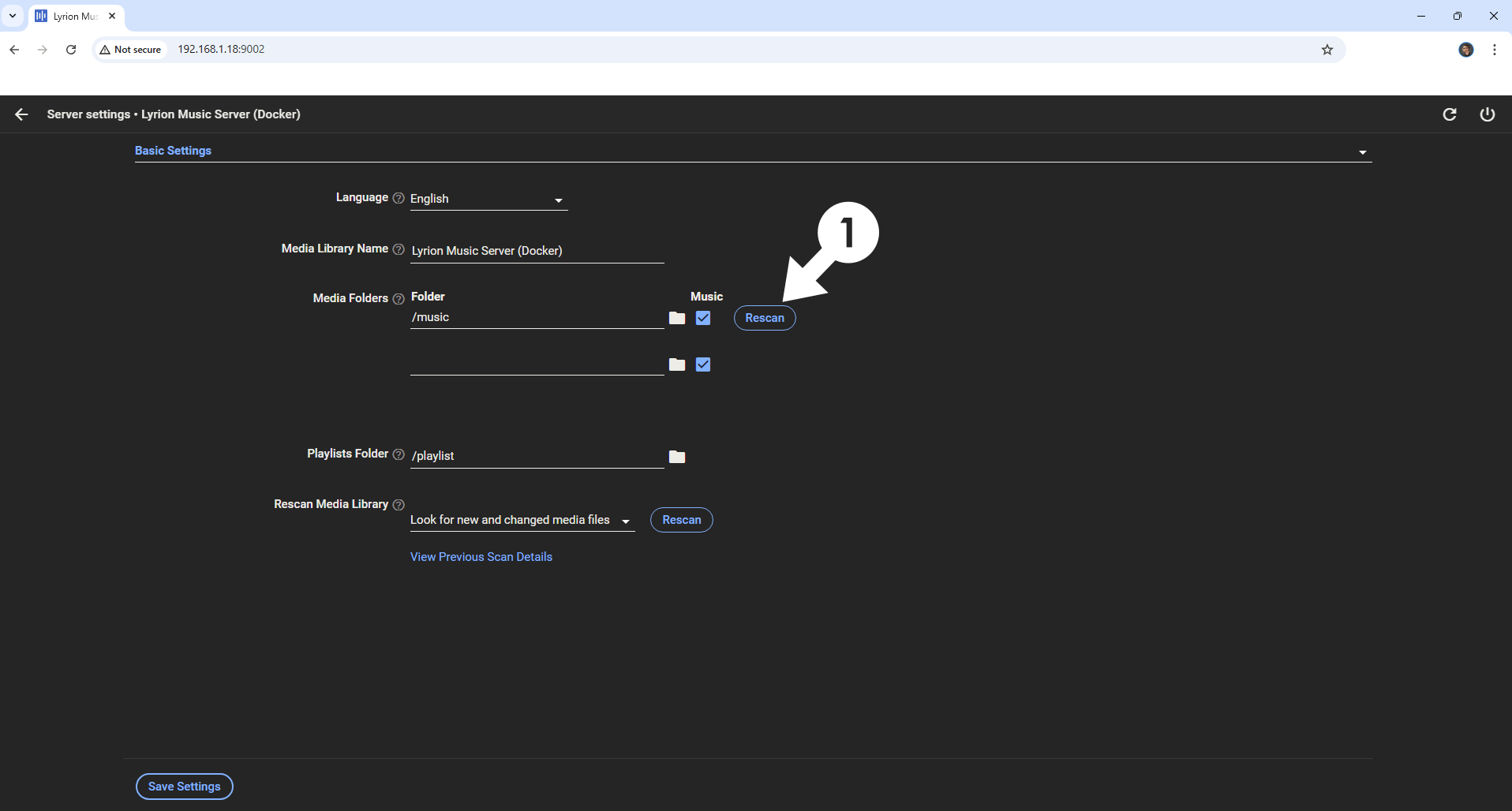 Lyrion Music Server Synology NAS Set up 14 new 2027