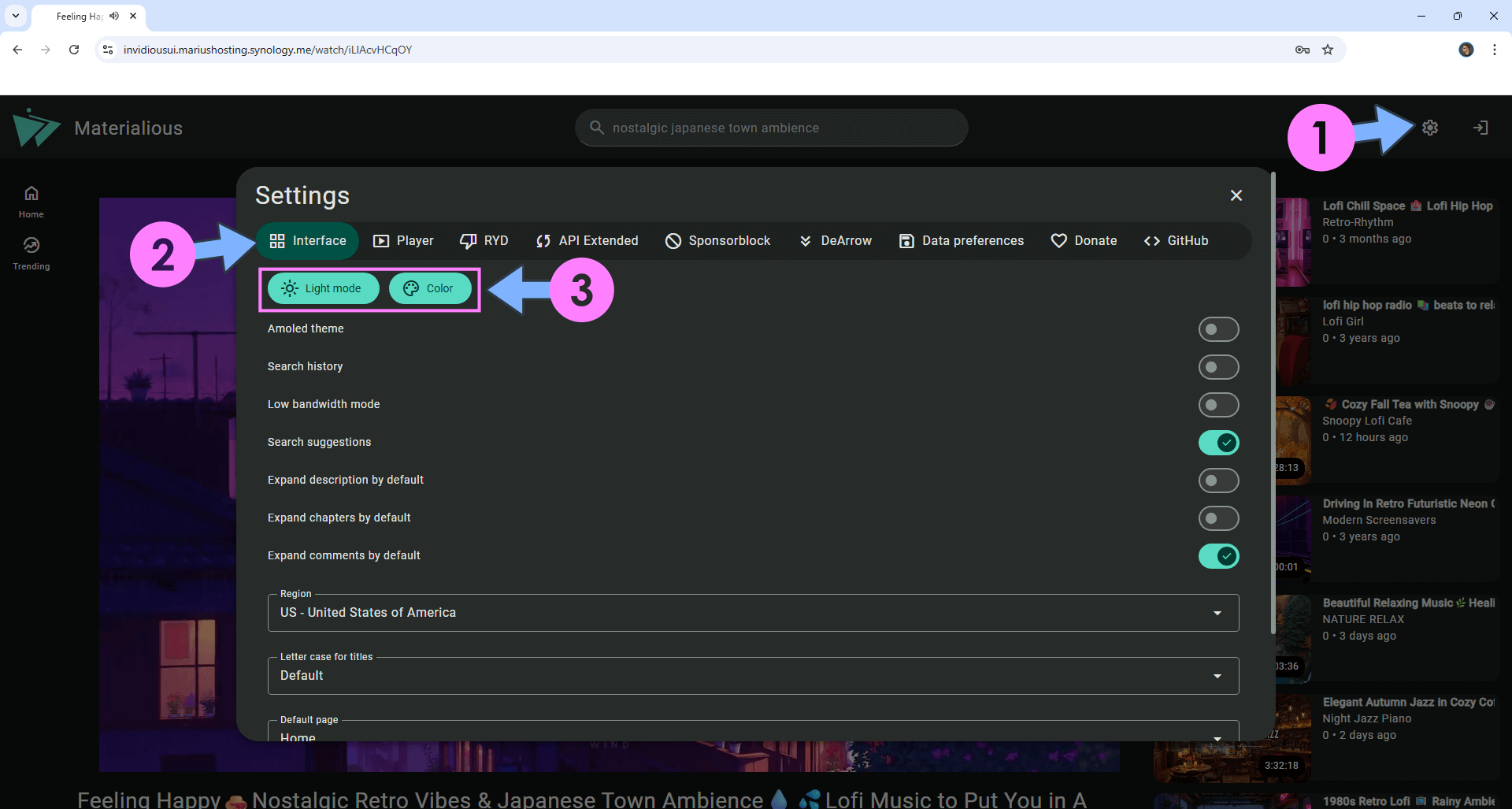 Materialious Invidious Synology NAS Set up 11 new 2030