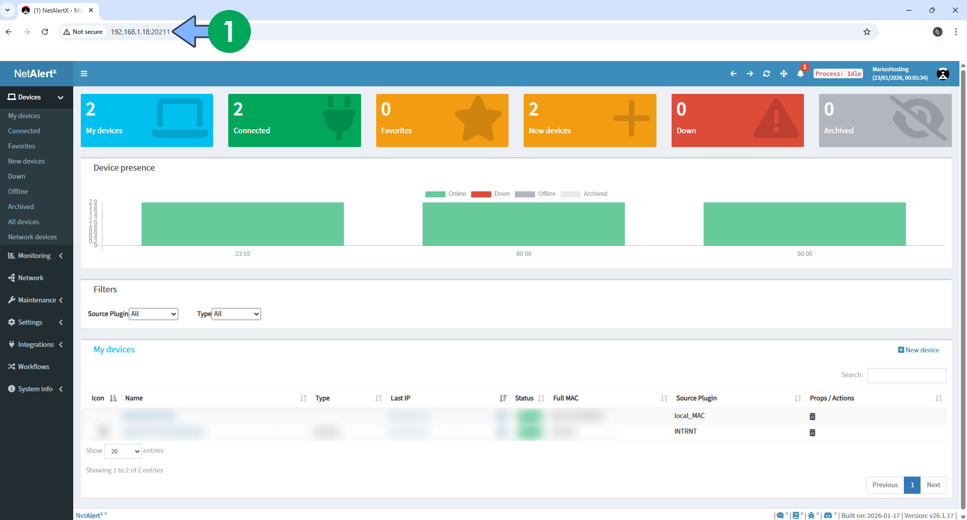 NetAlertX Synology NAS Set up 10 new 2027