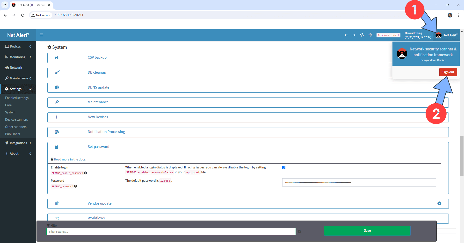 NetAlertX Synology NAS Set up 14 new 2027