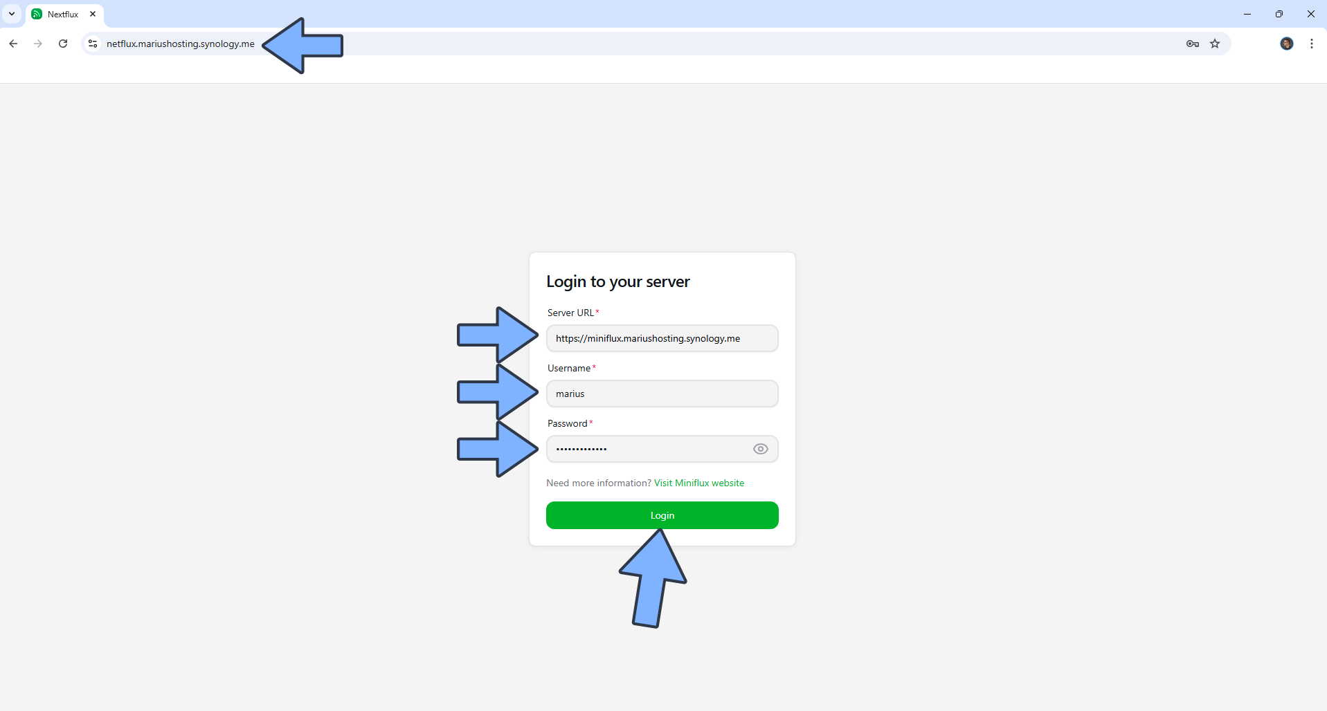 Netflux Synology NAS Set up 9