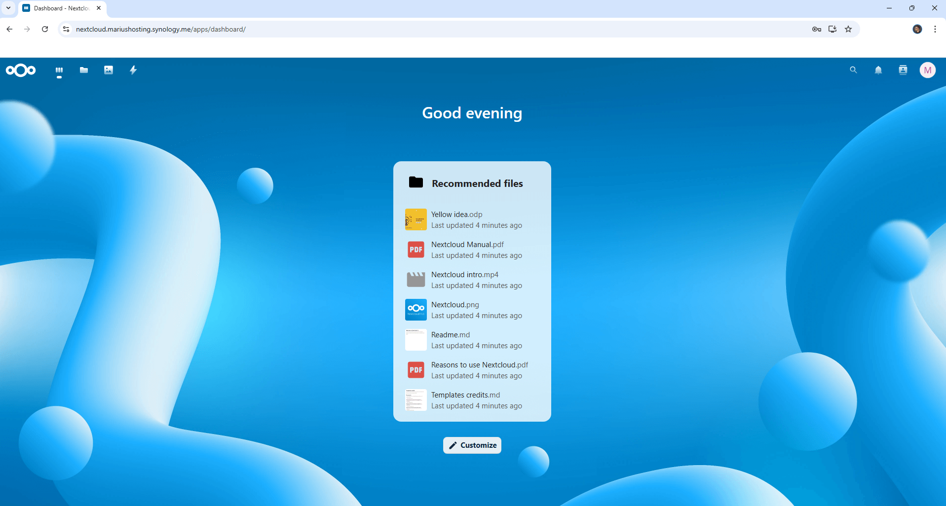 Nextcloud Synology NAS Set up 12 new 2030