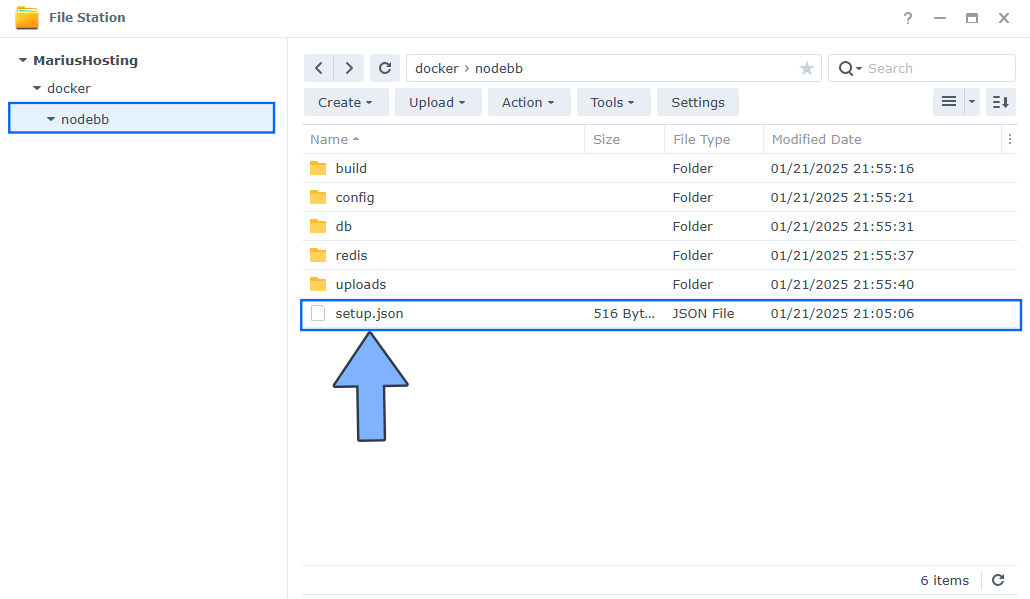 NodeBB Synology NAS Set up 8