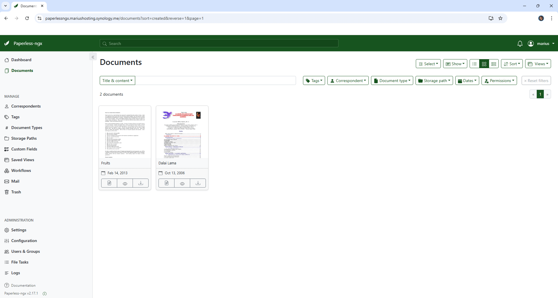 Paperlessngx office UGREEN NAS Set up 9 new 2027