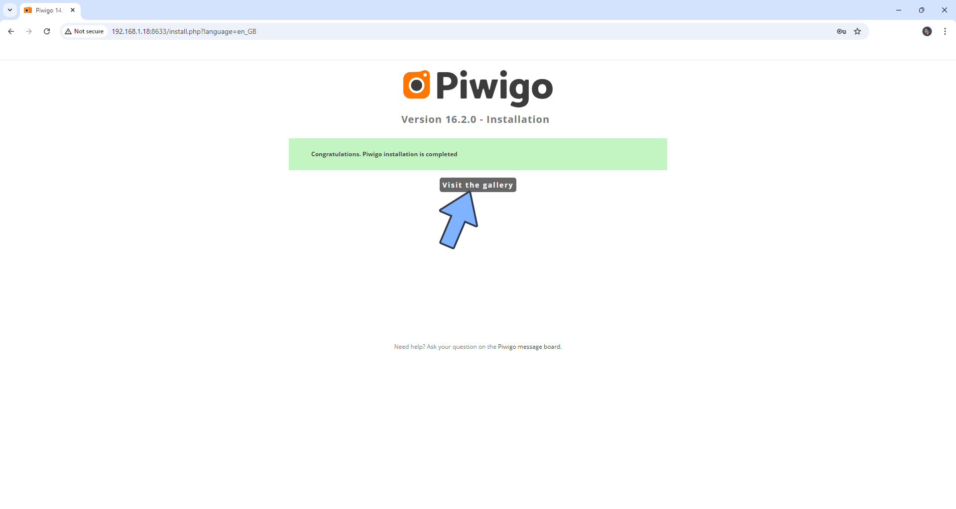 Piwigo Synology NAS Set up 6 new 2027