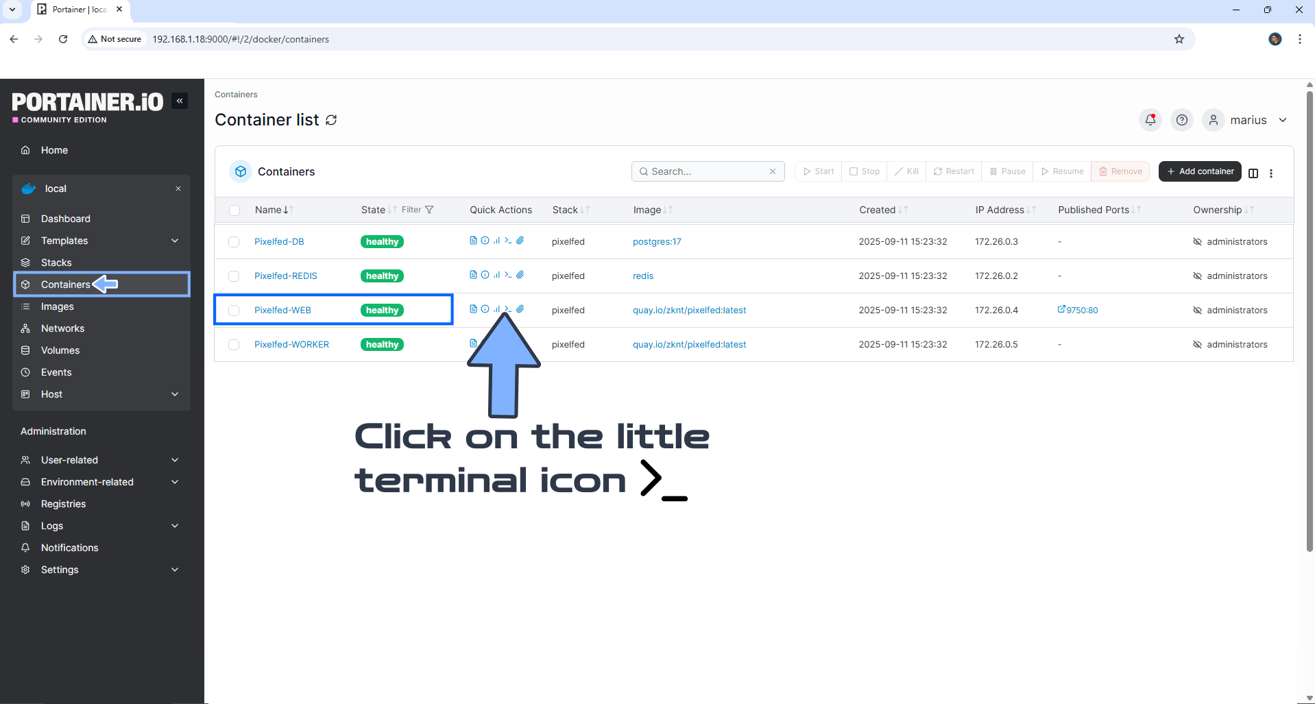 Pixelfed Synology NAS Set up 22 new 2026