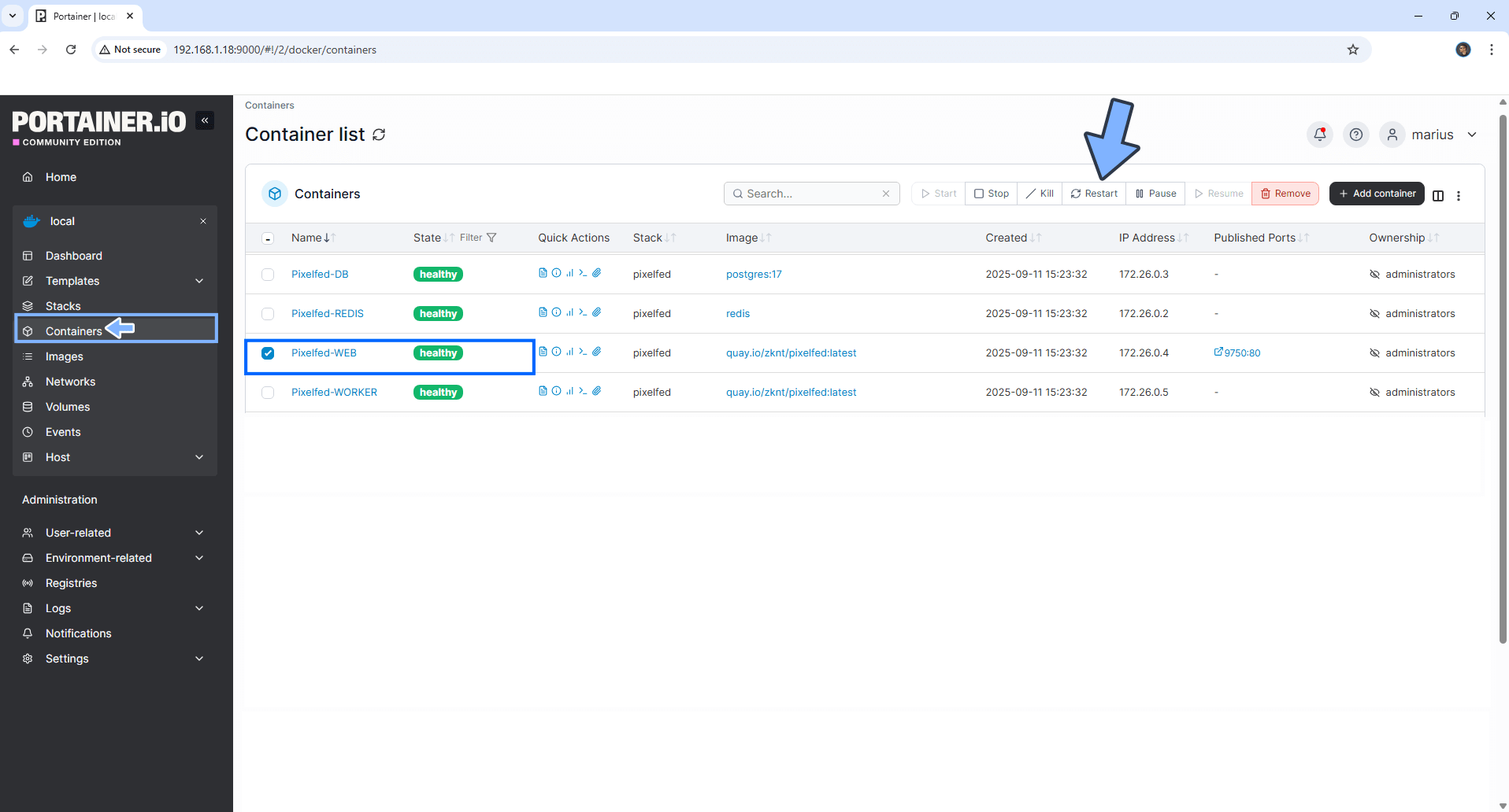 Pixelfed Synology NAS Set up 27 new 2026