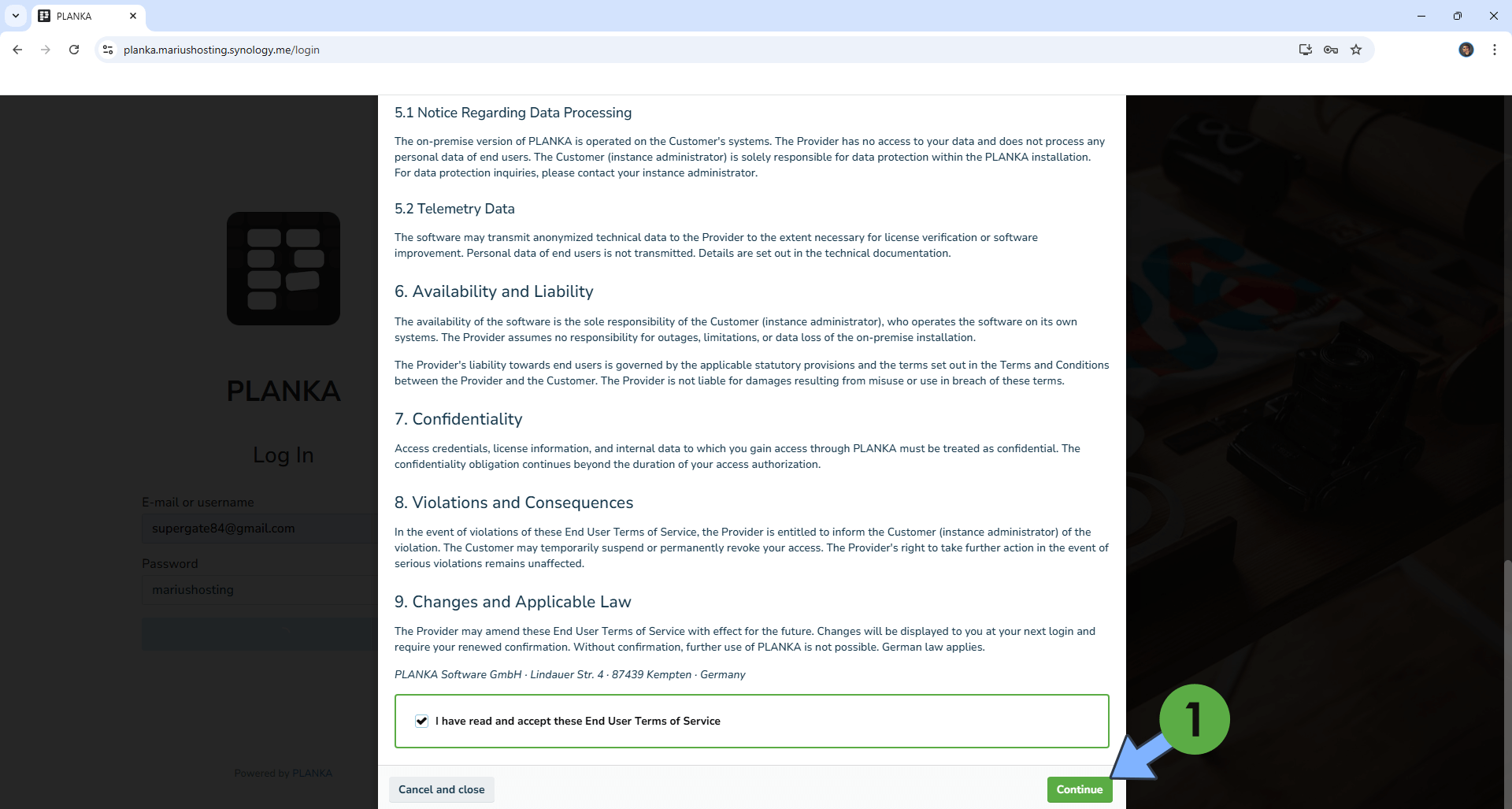Planka Synology NAS Set up 9 new 2027
