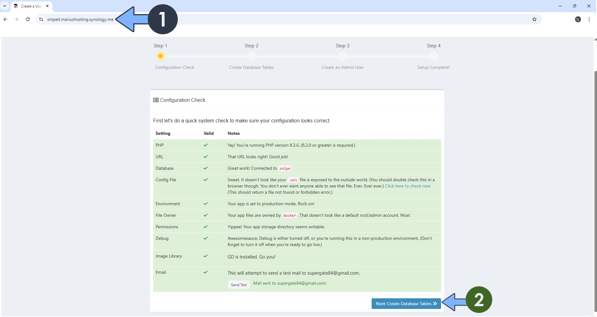 Snipe-IT Synology NAS Set up 11 new 2027