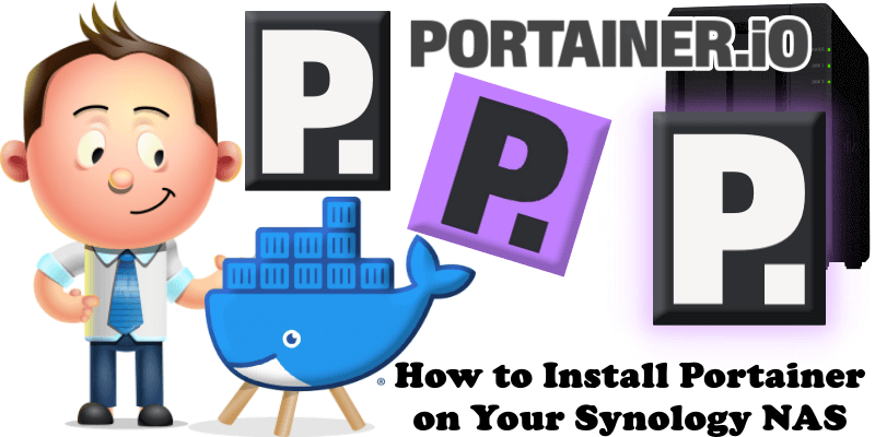 Synology Portainer Install Task Scheduler Docker